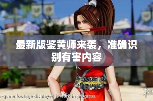最新版鉴黄师来袭，准确识别有害内容