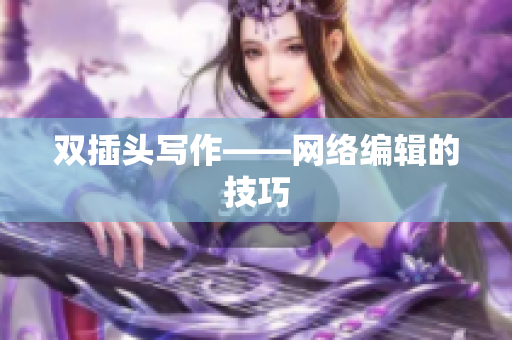 双插头写作——网络编辑的技巧