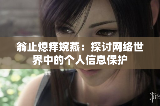 翁止熄痒婉燕：探讨网络世界中的个人信息保护