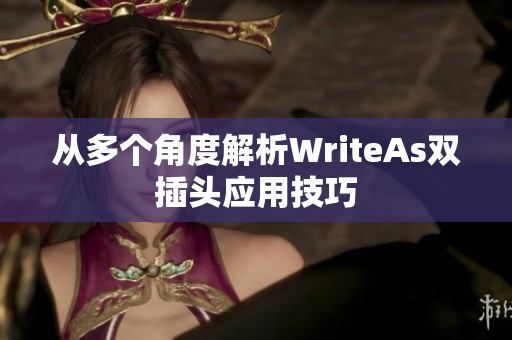从多个角度解析WriteAs双插头应用技巧