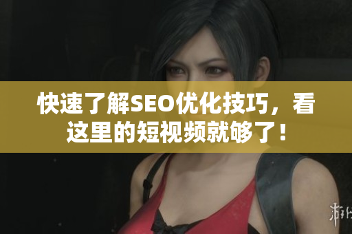 快速了解SEO优化技巧，看这里的短视频就够了！