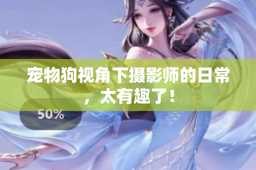 宠物狗视角下摄影师的日常，太有趣了！