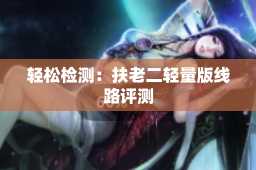 轻松检测：扶老二轻量版线路评测