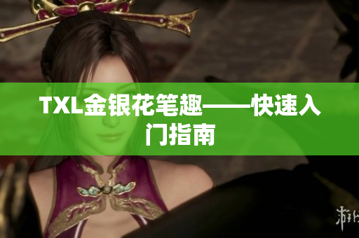 TXL金银花笔趣——快速入门指南
