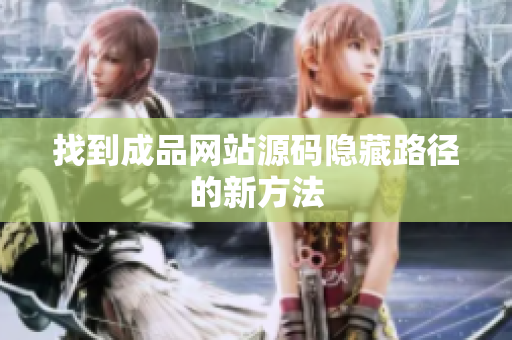 找到成品网站源码隐藏路径的新方法