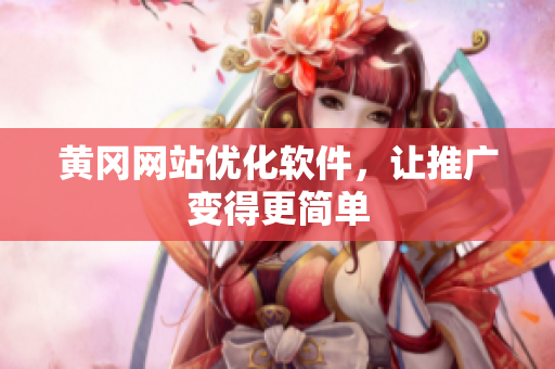 黄冈网站优化软件，让推广变得更简单