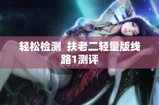 轻松检测  扶老二轻量版线路1测评
