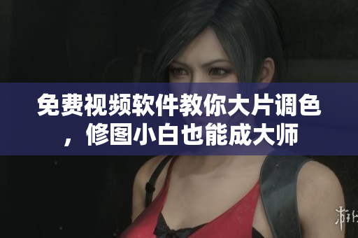 免费视频软件教你大片调色，修图小白也能成大师