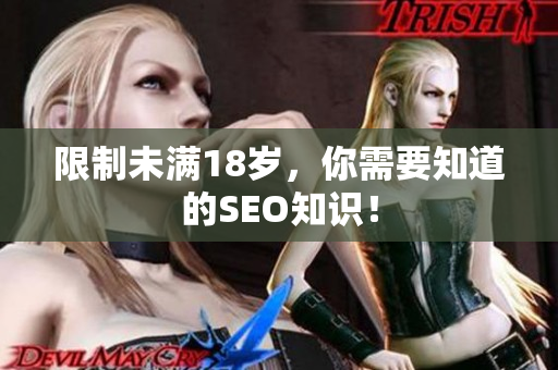 限制未满18岁，你需要知道的SEO知识！