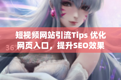 短视频网站引流Tips 优化网页入口，提升SEO效果