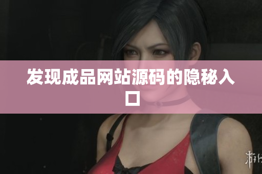 发现成品网站源码的隐秘入口