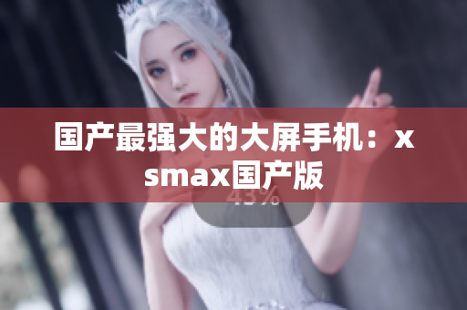 国产最强大的大屏手机：xsmax国产版
