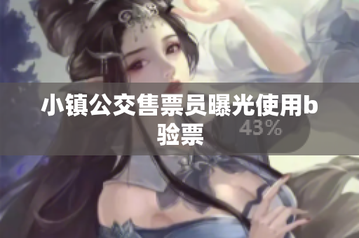 小镇公交售票员曝光使用b验票