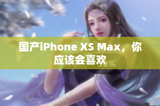国产iPhone XS Max，你应该会喜欢