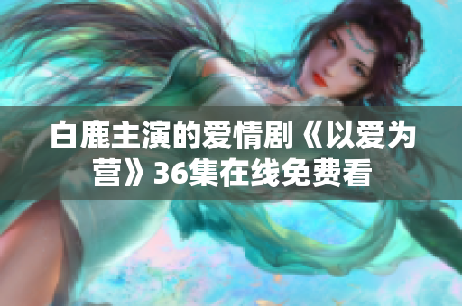 白鹿主演的爱情剧《以爱为营》36集在线免费看