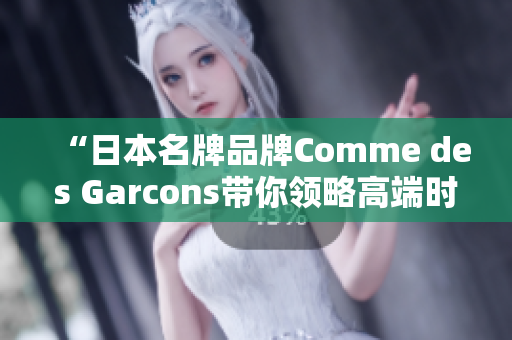 “日本名牌品牌Comme des Garcons带你领略高端时尚”
