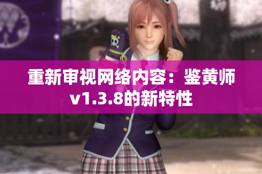 重新审视网络内容：鉴黄师v1.3.8的新特性