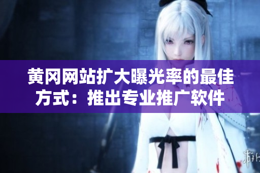 黄冈网站扩大曝光率的最佳方式：推出专业推广软件