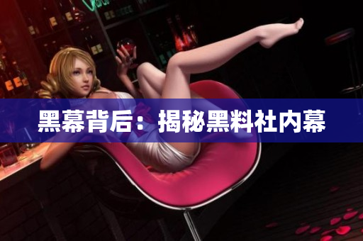 黑幕背后：揭秘黑料社内幕