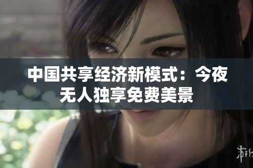 中国共享经济新模式：今夜无人独享免费美景