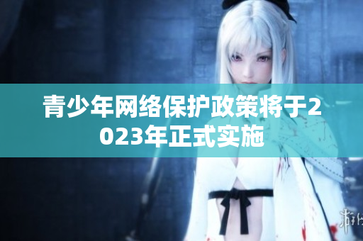 青少年网络保护政策将于2023年正式实施
