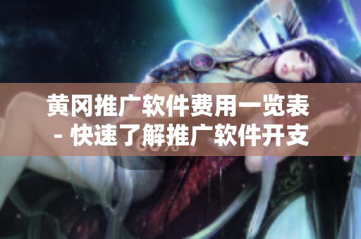 黄冈推广软件费用一览表 - 快速了解推广软件开支