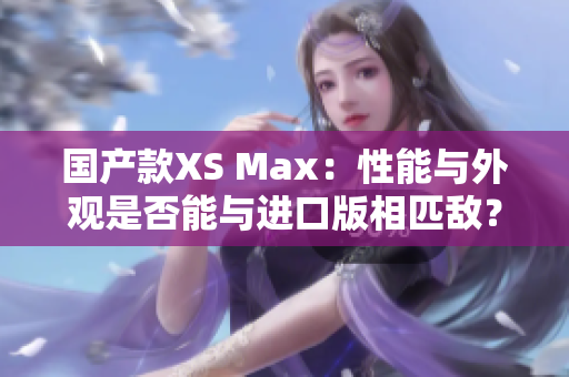 国产款XS Max：性能与外观是否能与进口版相匹敌？