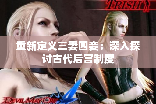 重新定义三妻四妾：深入探讨古代后宫制度