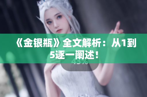 《金银瓶》全文解析：从1到5逐一阐述！