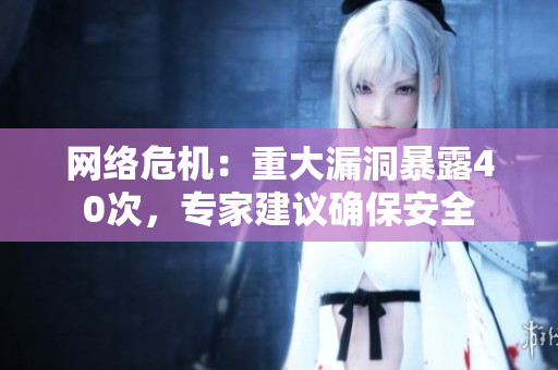 网络危机：重大漏洞暴露40次，专家建议确保安全