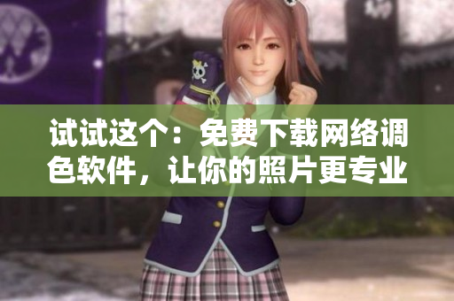 试试这个：免费下载网络调色软件，让你的照片更专业