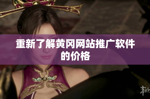 重新了解黄冈网站推广软件的价格
