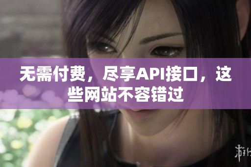 无需付费，尽享API接口，这些网站不容错过
