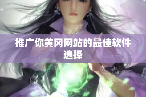 推广你黄冈网站的最佳软件选择