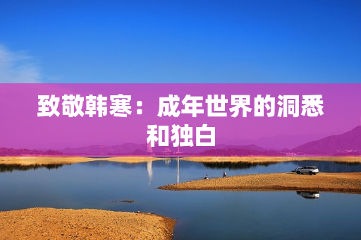 致敬韩寒：成年世界的洞悉和独白