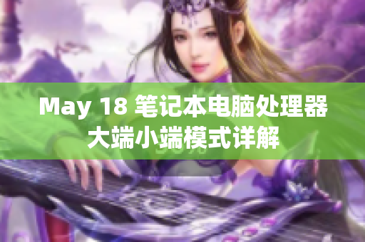 May 18 笔记本电脑处理器大端小端模式详解