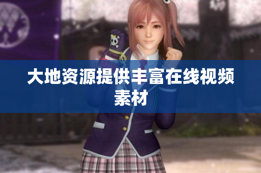 大地资源提供丰富在线视频素材