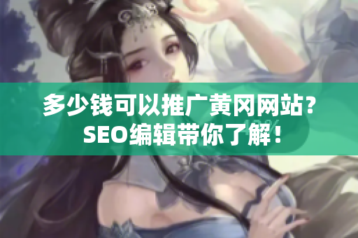 多少钱可以推广黄冈网站？ SEO编辑带你了解！