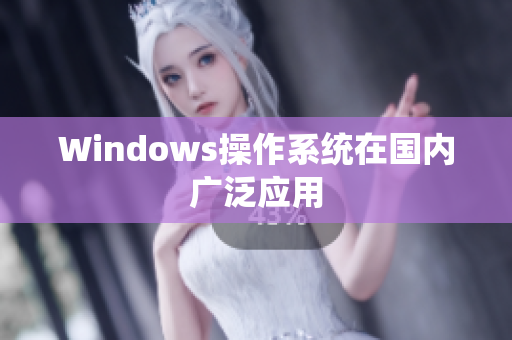 Windows操作系统在国内广泛应用