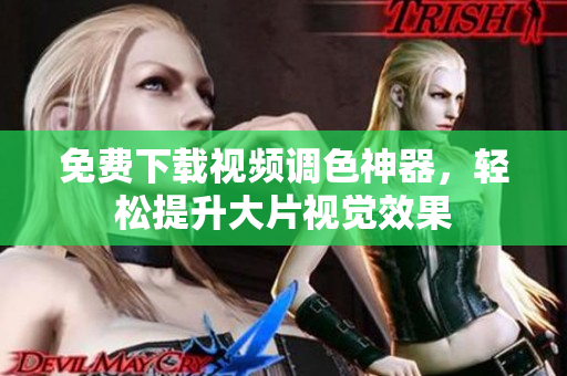 免费下载视频调色神器，轻松提升大片视觉效果