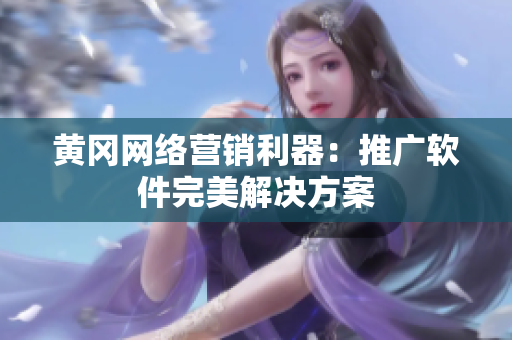黄冈网络营销利器：推广软件完美解决方案