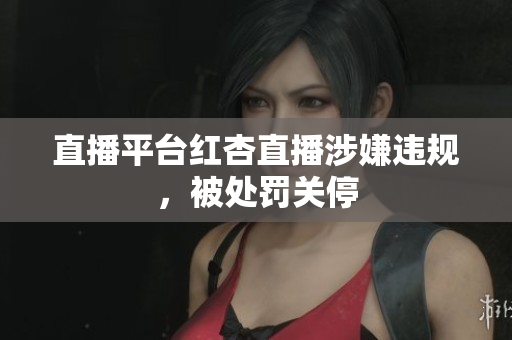 直播平台红杏直播涉嫌违规，被处罚关停