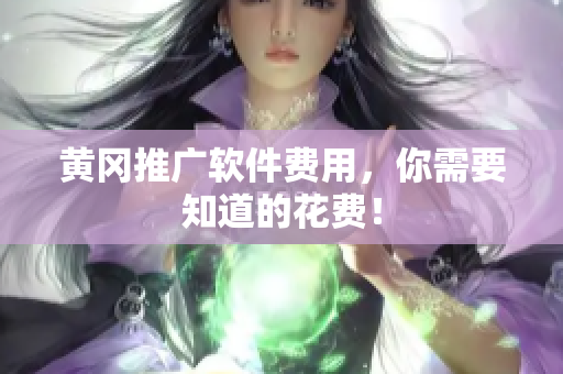 黄冈推广软件费用，你需要知道的花费！