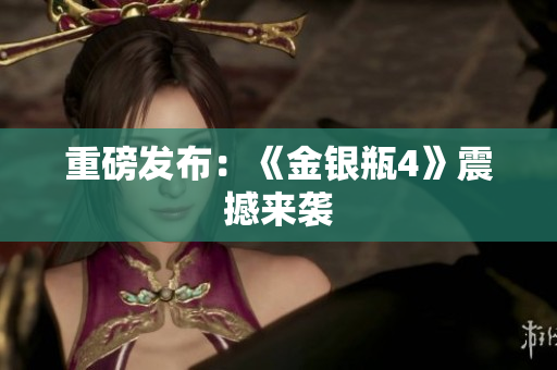 重磅发布：《金银瓶4》震撼来袭