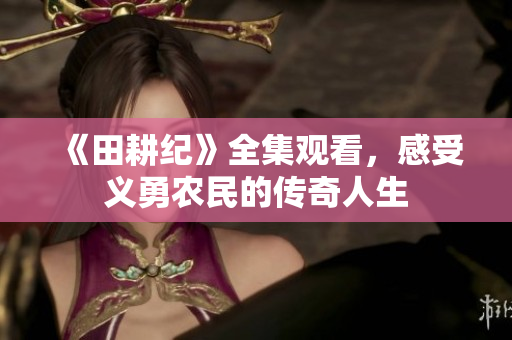 《田耕纪》全集观看，感受义勇农民的传奇人生