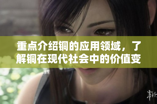 重点介绍铜的应用领域，了解铜在现代社会中的价值变化