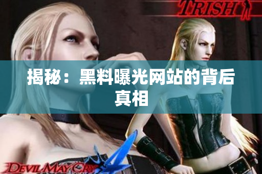 揭秘：黑料曝光网站的背后真相