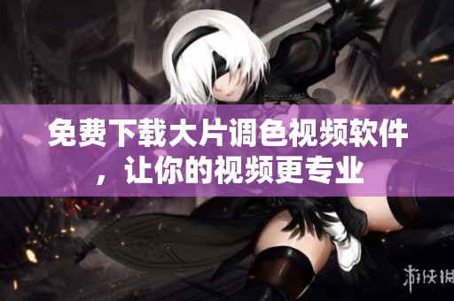 免费下载大片调色视频软件，让你的视频更专业