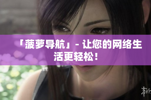 「菠萝导航」- 让您的网络生活更轻松！