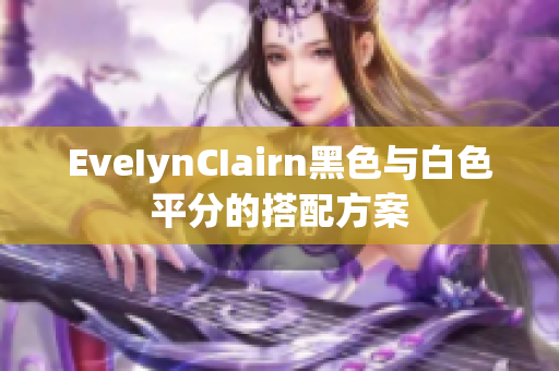 EveIynCIairn黑色与白色平分的搭配方案